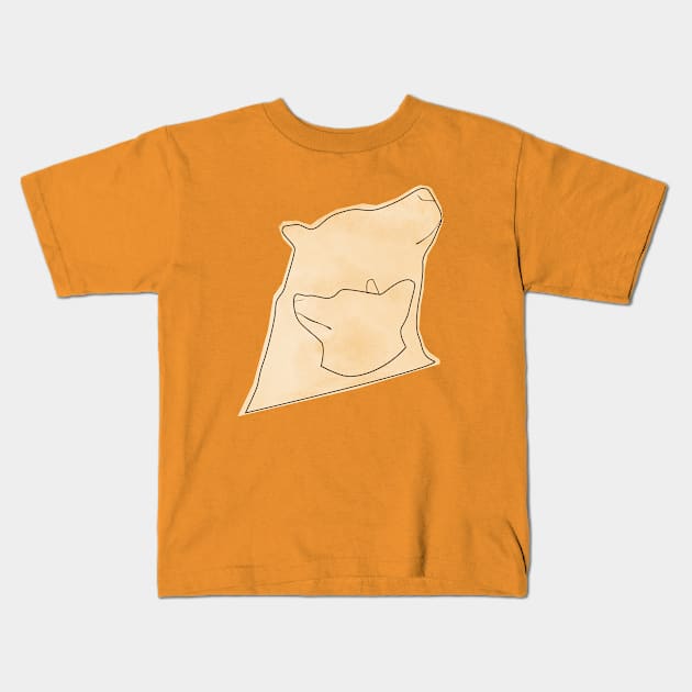 Fox and Bear tee Kids T-Shirt by FoxAndBear